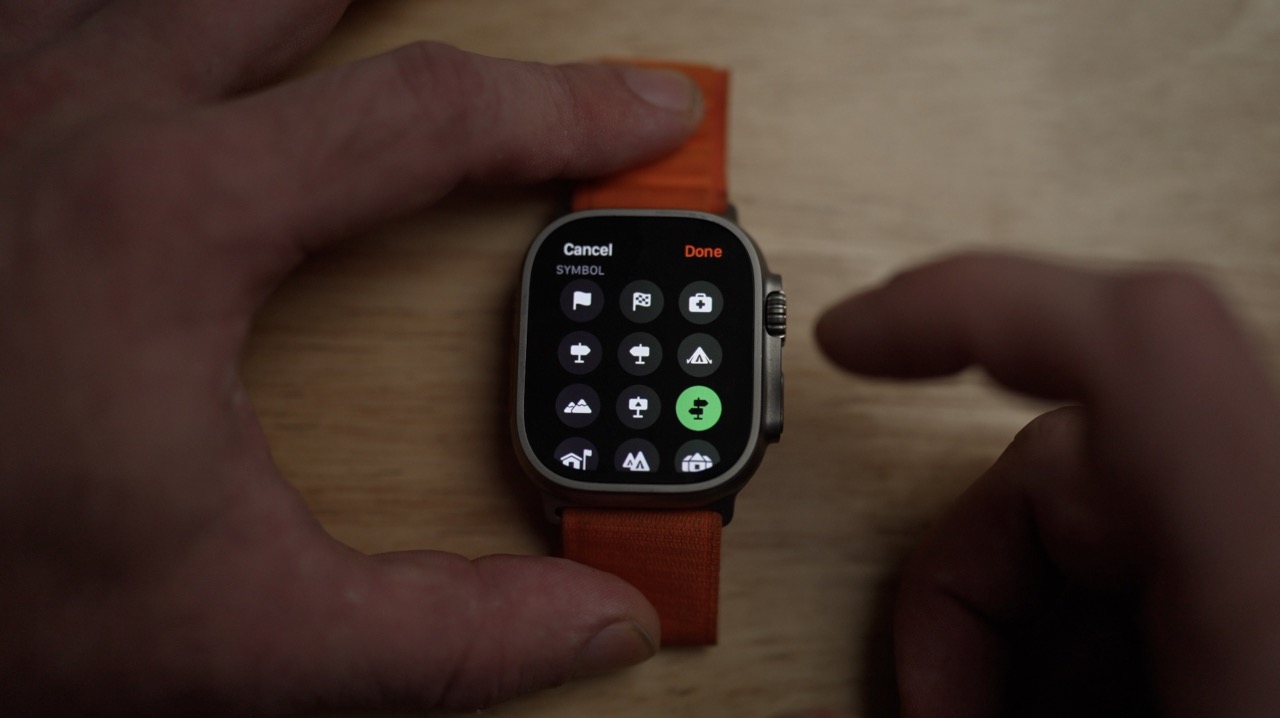 Apple Watch ultra waypoint icon